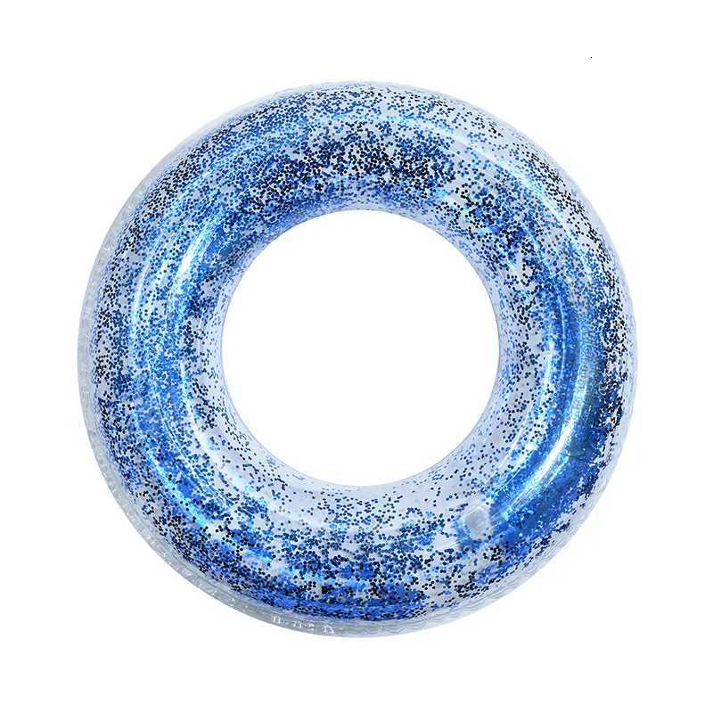 Transparent Glitter Pool Foats Swimming Ring Adult Children Inflatable Pool Tube Giant Float Boys Girl Water Fun Toy Swim laps Z260328