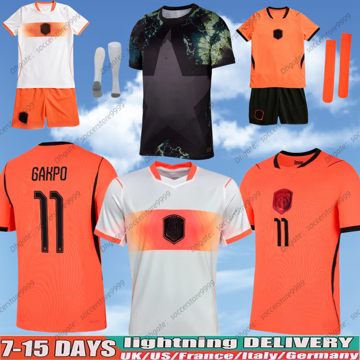 2026 NetHErlANds MEMPHIS Soccer 26 27 Holland Jersey F.DE JONG VIRGIL DUMFRIES BERGVIJN KLAASSEN BLIND DE LIGT Men KIDS GAKPO MALEN Kids kit Men football