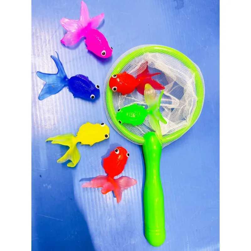 Childrens Bathtub Swimming Floating Simulation Goldfish Model Soft Rubber Marine Life Water Puzzle Parent-Chil Toy Gift Z260328