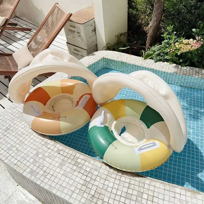 Baby Swim Ring Inflatable Toy Swimming Ring Floating Seat Swimming Circle Water Play Equipment Summer Beach Pool Party for Kids Z260328