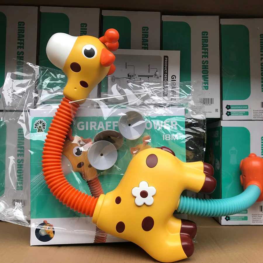Deer Sprinkler Shower Giraffe Scalable 360 degree Rotating Childrens Shower and Water Playing Toy Z260328