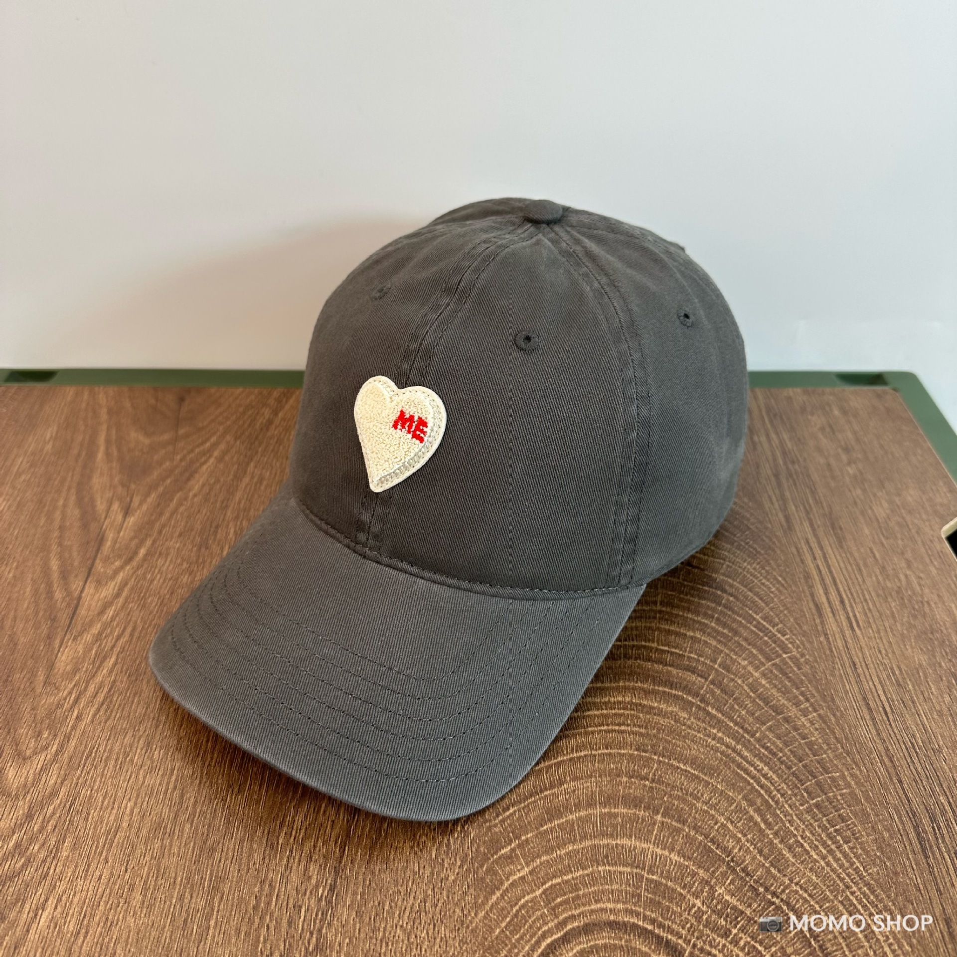 High-quality heart ME towel embroidery Korean-style baseball cap, unisex, fashionable and versatile, soft-top duckbill cap that makes the face look sm