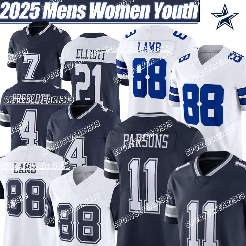 Dallascity Cowboy Jersey #11 Parsons #88 Lamb #4 Prescott #7 Diggs Cowboy Jersey #87 Ferguson #26 Bland #22 E.Smith #15 Elliott #82 Witten #60 Guyton Football Jerseys