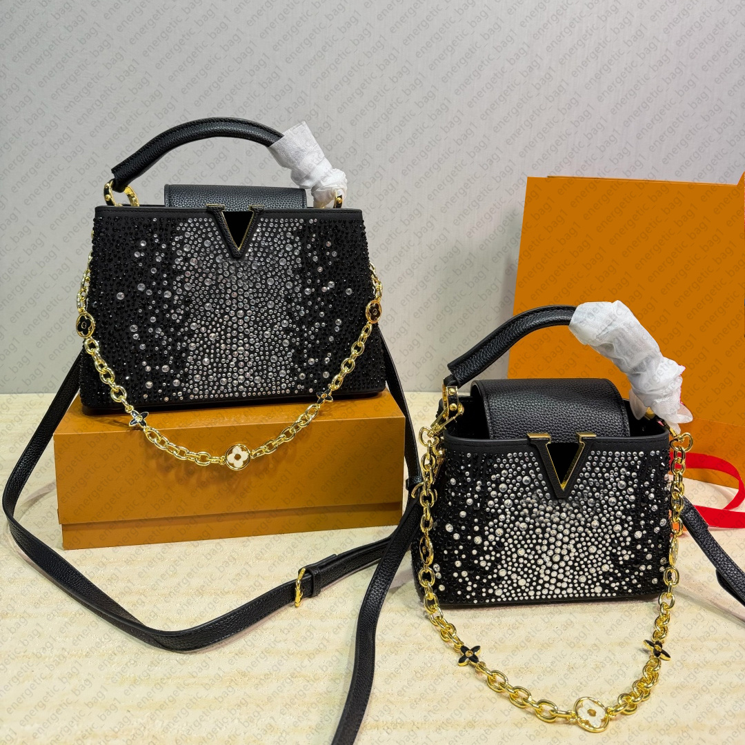 Handle Women Designer Shoulder Bags Capucines BB Totes Lady Bags Crossbody Bag diamond Evening Bag Handbags Fashion Party Purse Luxury Handbag Pink Noble Women's Bag