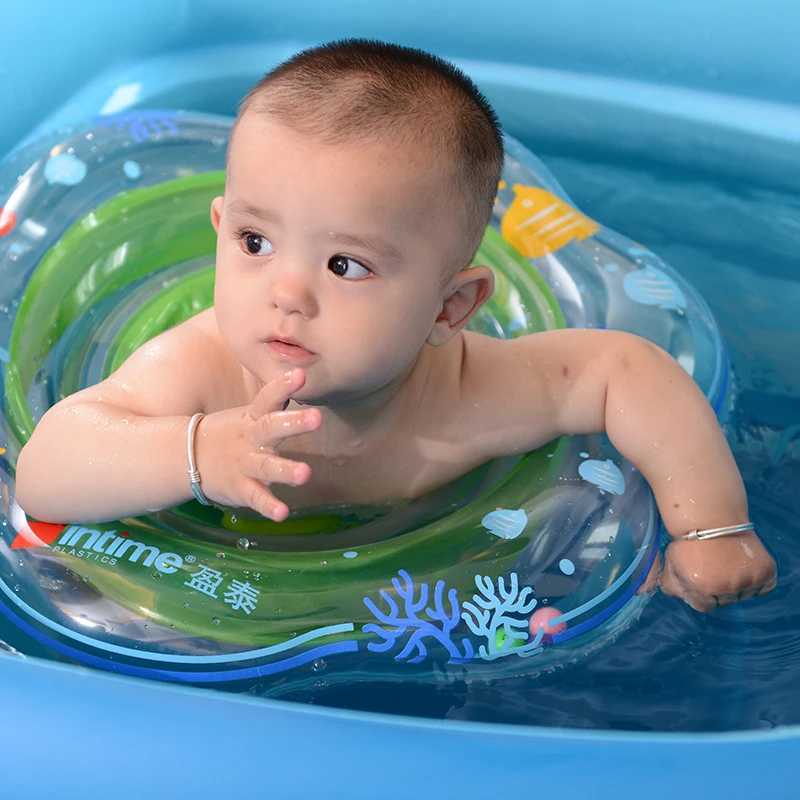 Baby Swimming Float Inflatable Infant Floating Kids Swim Seating Ring Circle Bathing Summer Toys Toddler Rings Z260328