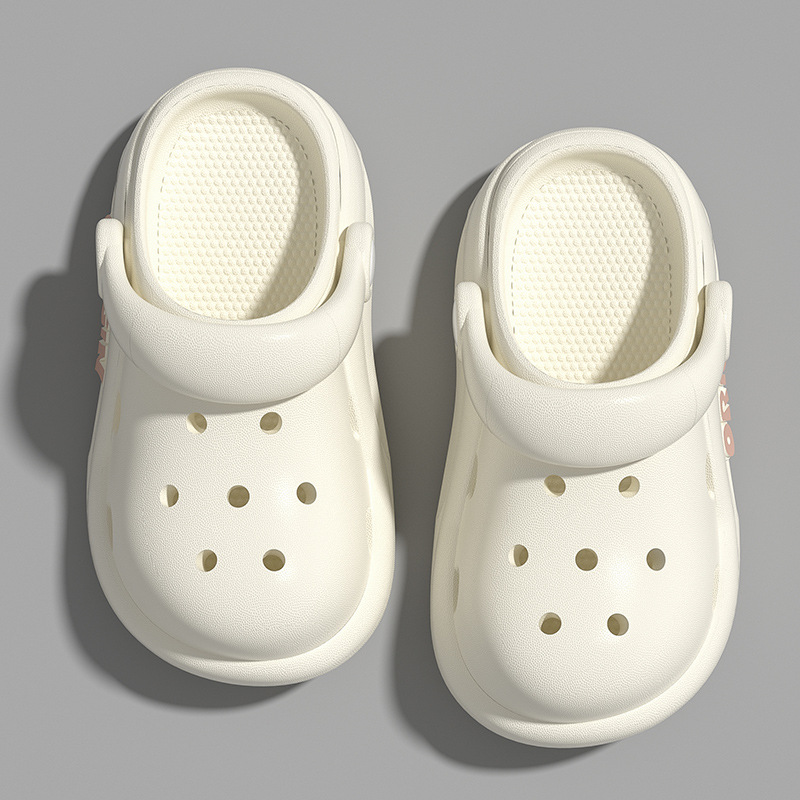 Men Women Non-slip Slippers Solid Slide Suitable Children Outdoor Sandals Breathable Eva Shoes Thick-soled Garden Shoes Free shipping Size 24-41