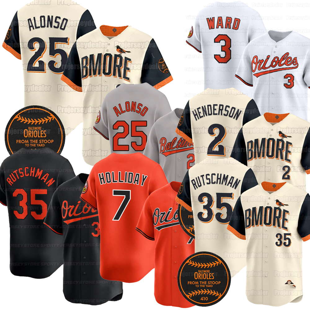 25 Pete Alonso Orioles 2026 City Connect Jersey Adley Rutschman TaylorS Ward Gary Sanchez Chris Davis Cal Ripken Jr. Samuel Basallo Custom Stitched