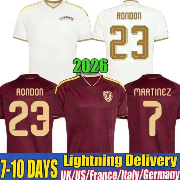 26 27 Venezuela Soccer Jerseys national team SOTELDO SOSA RINCON CORDOVA CASSERES BELLO JA.MARTINEZ RONDON GONZALEZ OSORIO MACHIS 2025 206 2027
