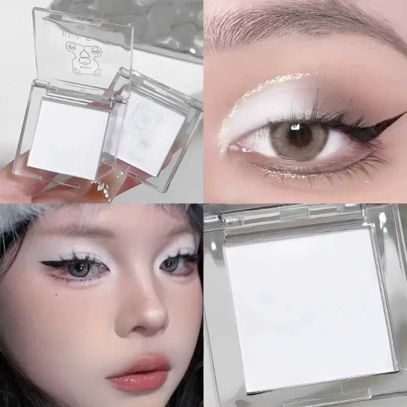 Matte Highlighter Powder Eyeshadow Palette White Long Lasting Natural 3D Brightening Eye Makeup Palette Brighten Face High Gloss H260328