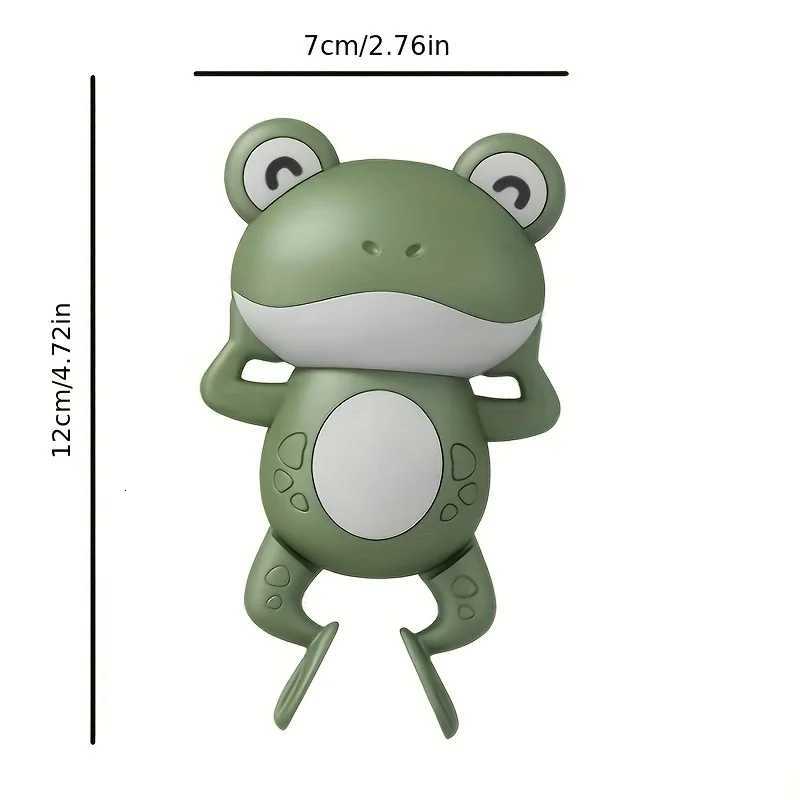 Frog Bath Toy - Non-toxic Plastic Suitable for Water Games Ideal ShowerSwimming Pool Game Partner Gift for Summer Holiday Z260328