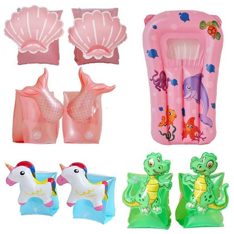 Rooxin Baby Kid Swim Arm Rings Inflatable Swimming Ring Tube Swim Floating Sleeve Swimming For Child Safety Swim Training Z260328