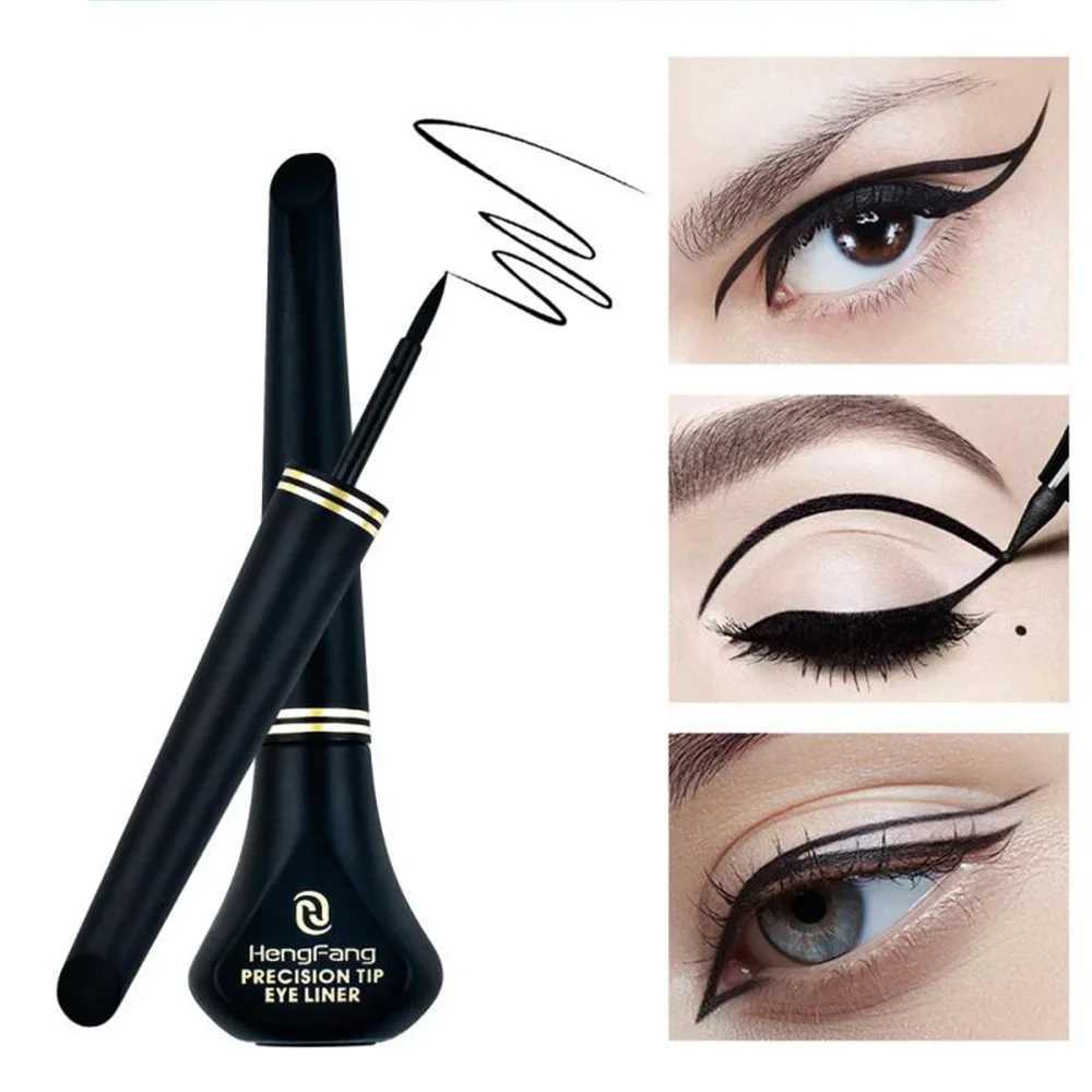 Black Liquid Eyeliner Natural Smooth Eye Liner Pencil Lasting Waterproof Quick Dry Non-Smudging Eye Durable Makeup Cosmetics H260328