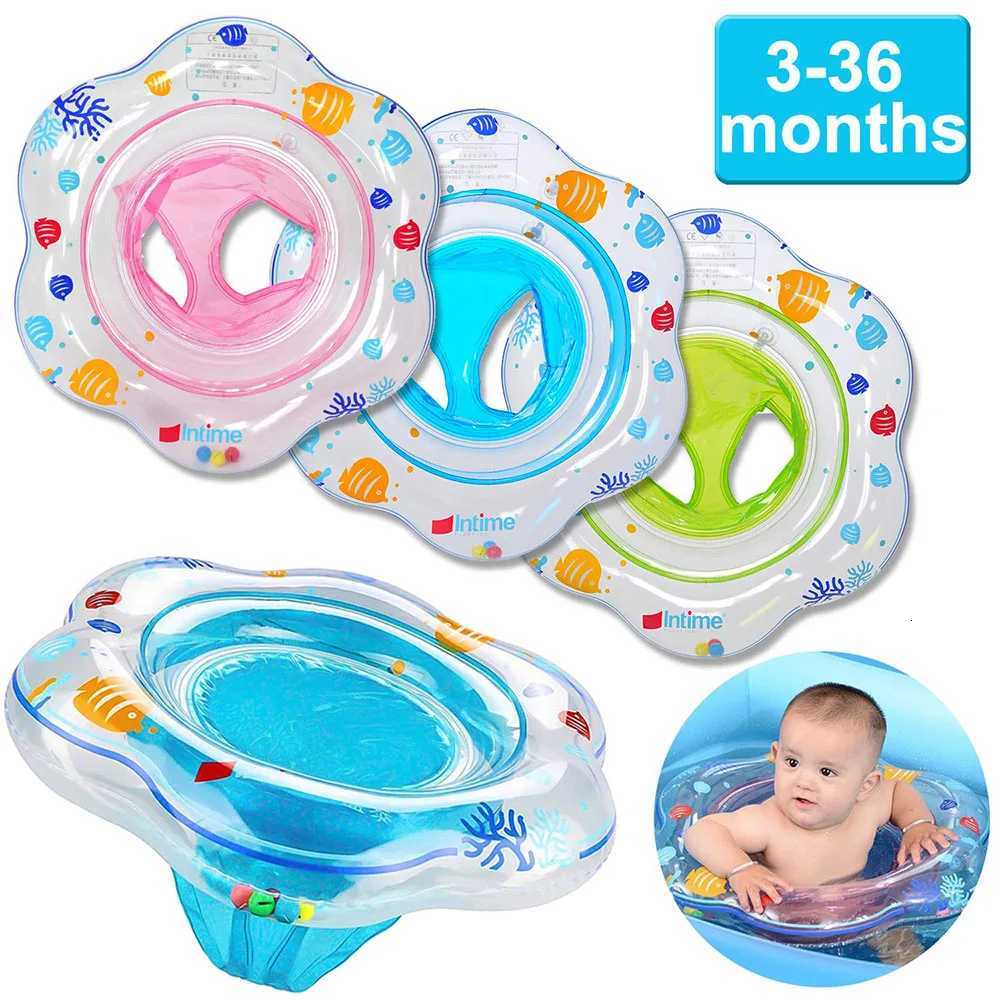 Baby Swimming Ring Float with Double Airbag Safety Seat Inflatable Infant Swim Ring Toy Kid Pool Bathtub Accessories Water Sport Z260328