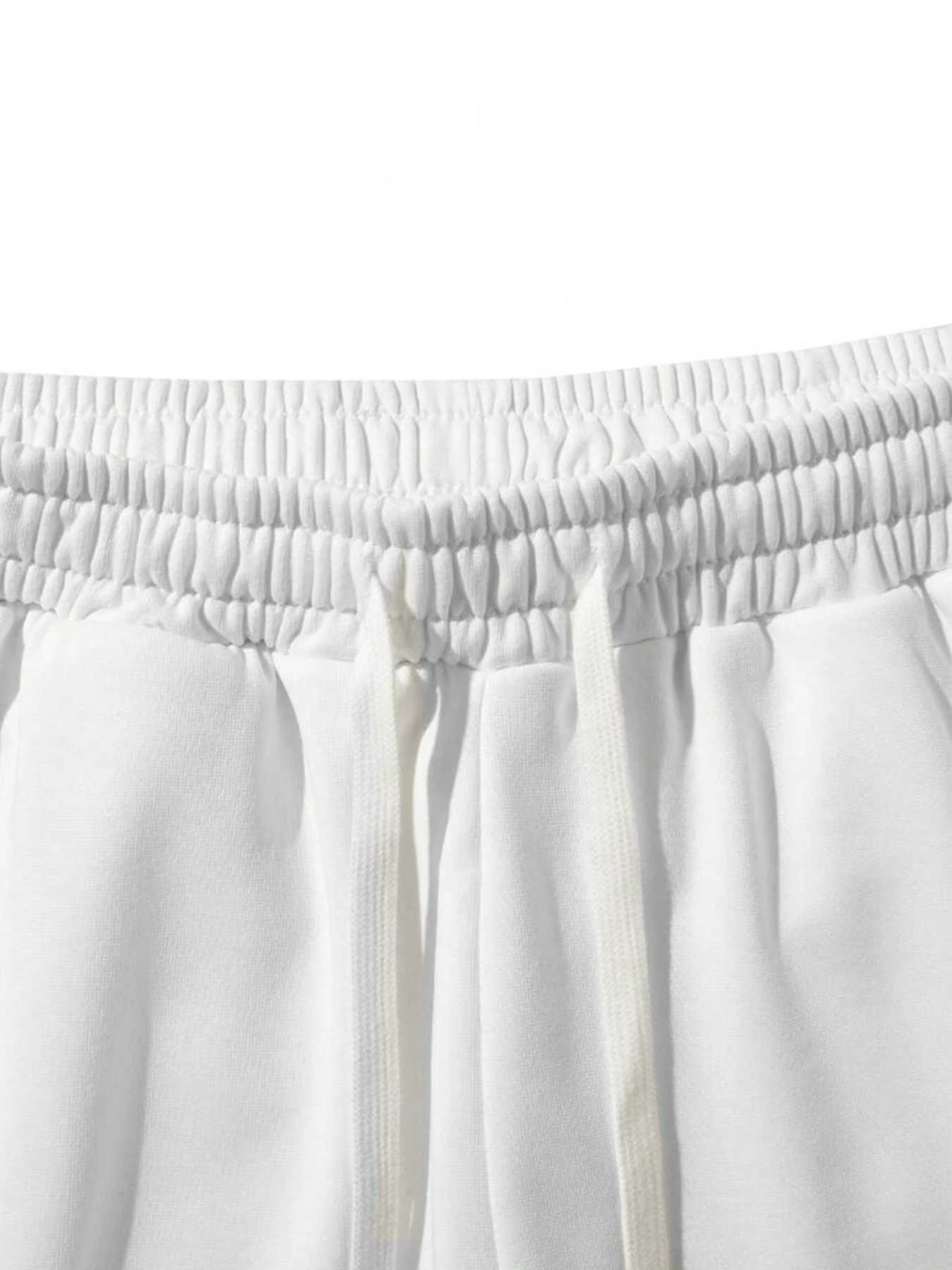 Gothic Tattoo Print Mens Casual Sporty Loose Straight Leg Trousers New Style for All Seasons Streetwear men pants M260328