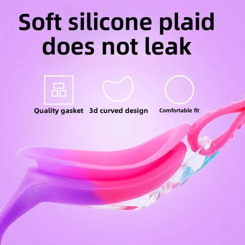 Childrens Swimming Goggles Waterproof Anti-Fog High Definition Swimming Glasses Durable Eye Protection for Kids Z260328