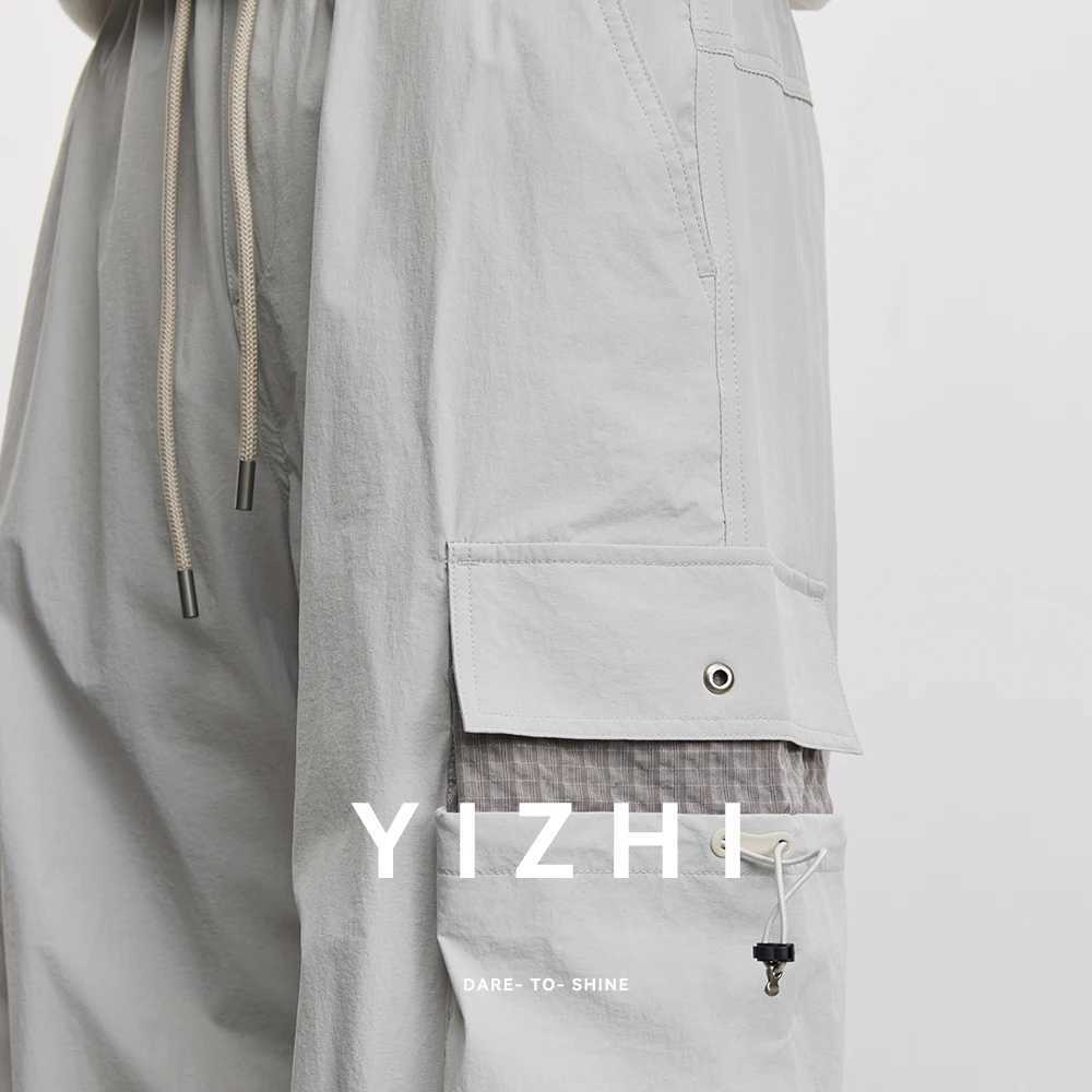 Casual Pants Mens New 2026 Spring Trend Straight Workwear Paratrooper Pants Sports QuiCK-Drying Casual Pants M260328