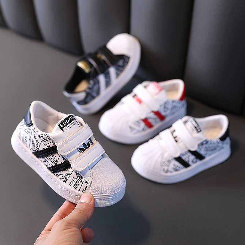 New Spring and Autumn Children's New Girls' Fashion Korean-style Sports Shoes Boys' Baby Low-top Casual Flip-Flops M260310