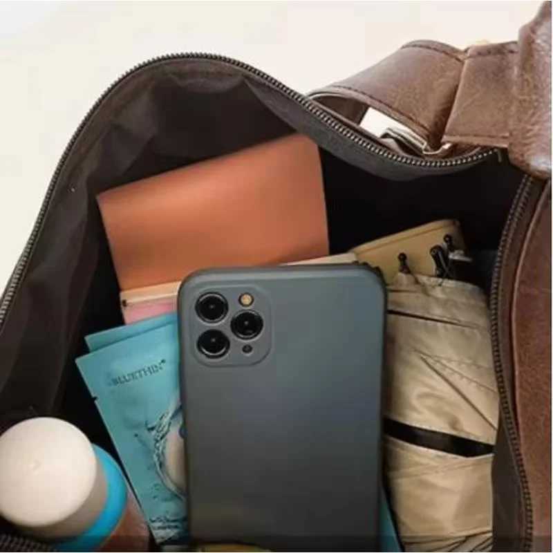 PU Leather Commuter Fashion Vintage Casual Tote Bag Maillard Stylish Crossbody Bags for Women Texture Large Capacity Temperament C260327