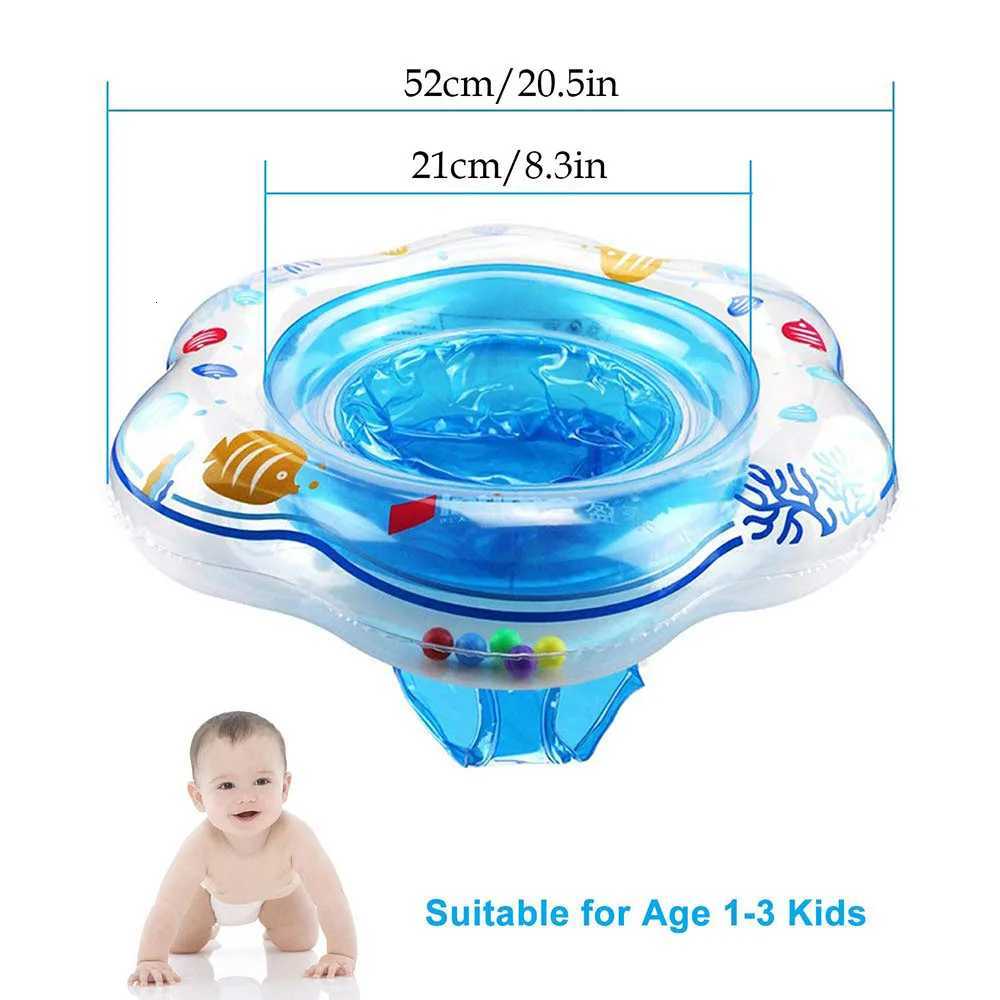 Baby Swimming Ring Float with Double Airbag Safety Seat Inflatable Infant Swim Ring Toy Kid Pool Bathtub Accessories Water Sport Z260328