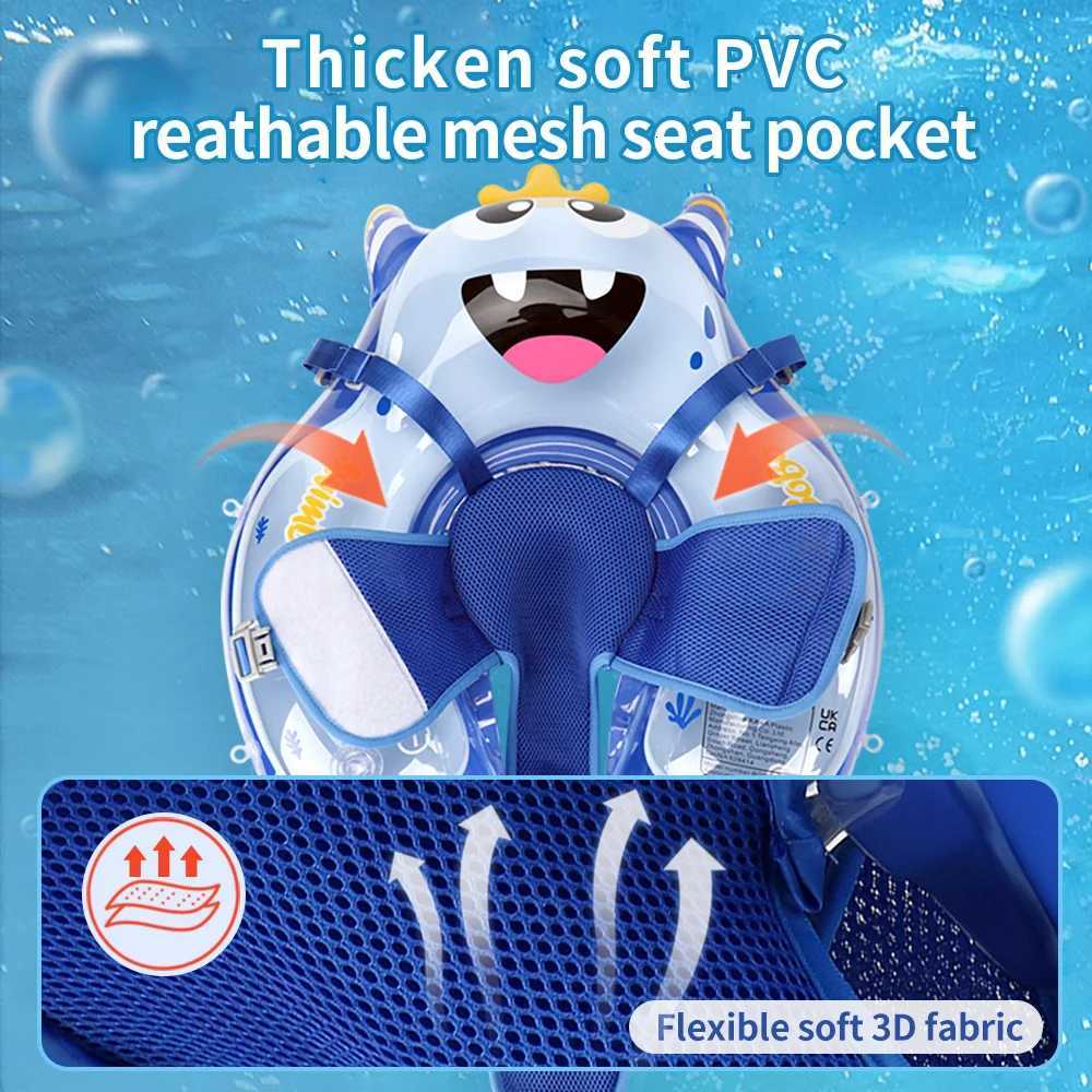 Swimbobo Kids Inflatable Baby Floating Water Toy Swimming Floats Waist Trainer Child Swim Pool Ring PVC Children Float Z260328