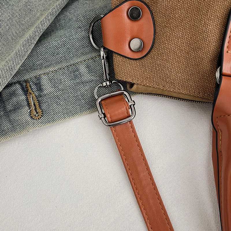 Cloth bag large capacity bag crossbody bag womens zipper handbag tote bag shoulder bag womens commuting bag C260327