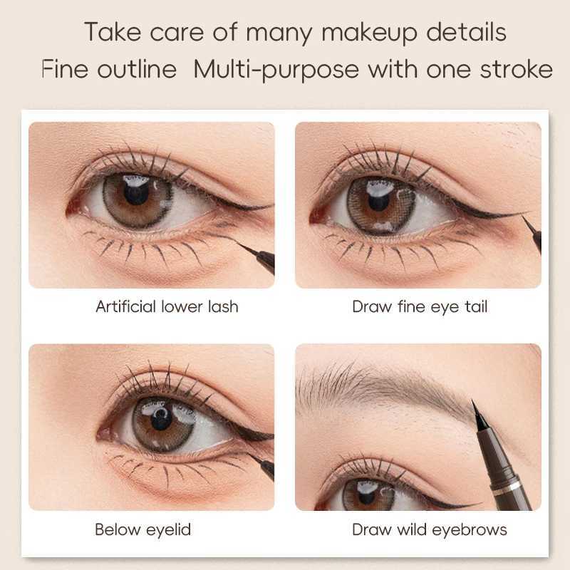 Smooth Very Fine Eyeliner Pen Longacting Quickdrying Waterproof Eyeliner Pen Suitable For Beginners Girls Holiday Gifts H260328