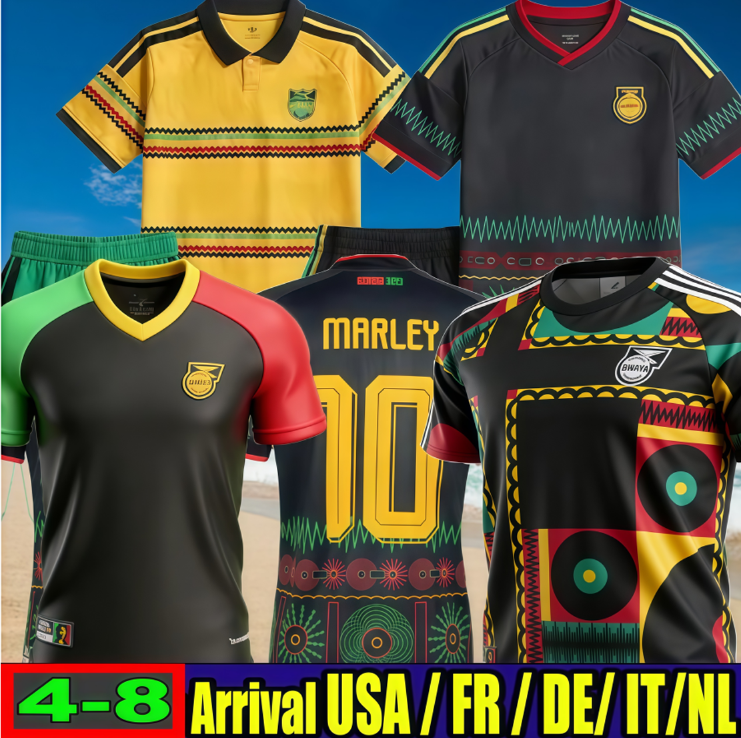 new 2026 Jamaica soccer jerseys 26 27 national football shirt team Bailey ANTONIO Nicholson MORRISON home away MEN kids maillots de foot camesitas de futol Bob Marley