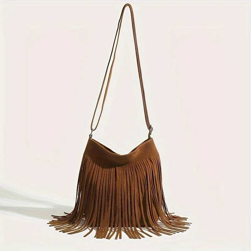 Antique tassel crossbody bag Bohemian-style wallet crossbody bag ethnic-style crossbody bag C260327