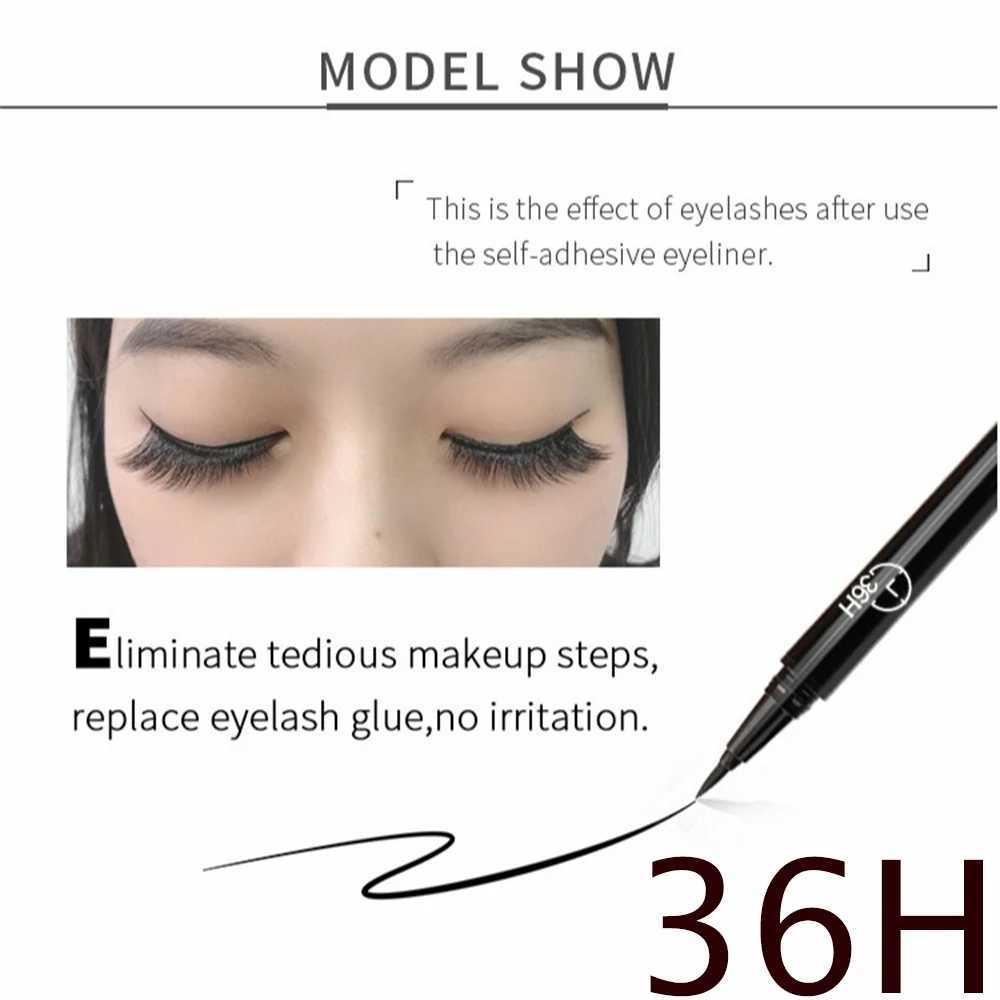 36-Hour Lock Lasting Liquid Eyeliner Pencil Waterproof Black Ink Pen Smudge-Free Matte Quick-dry Eye Liner Smooth Cosmetics H260328