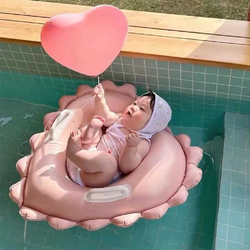 Baby Swimming Float Ring Toy Inflatable Swim Ring Floating Safty Seat with Canopy Kid Summer Water Pool Play Equipment Beach Toy Z260328