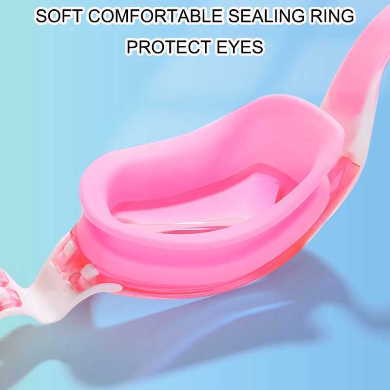 Kid Children Swim Goggles Professional Waterproof Anti Fog UV Protect HD Swimming Pool Water Sport Glasses Eyewear with Earplugs Z260328