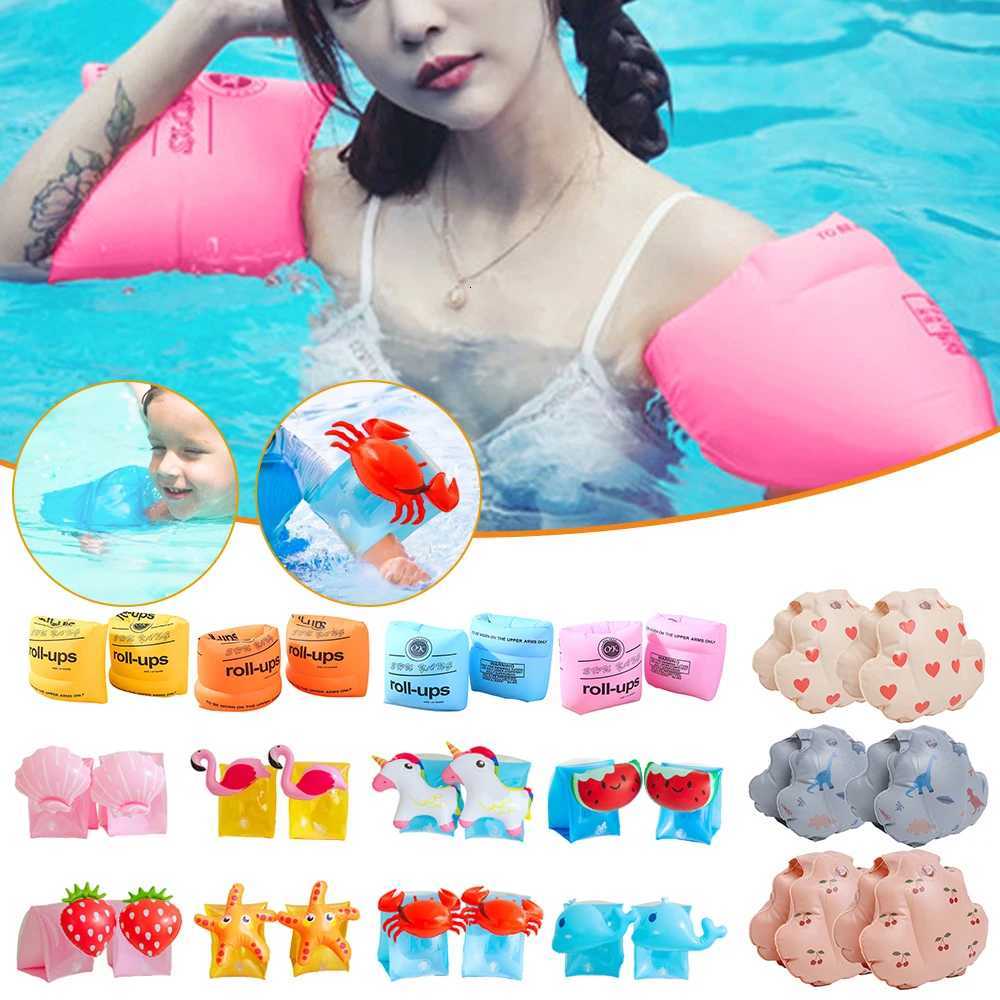 PVC Buoyancy Rings Safety Swimming Ring Float Children Swimming Tube Arm Bands Safe Inflatable for Water Learning Sports Z260328