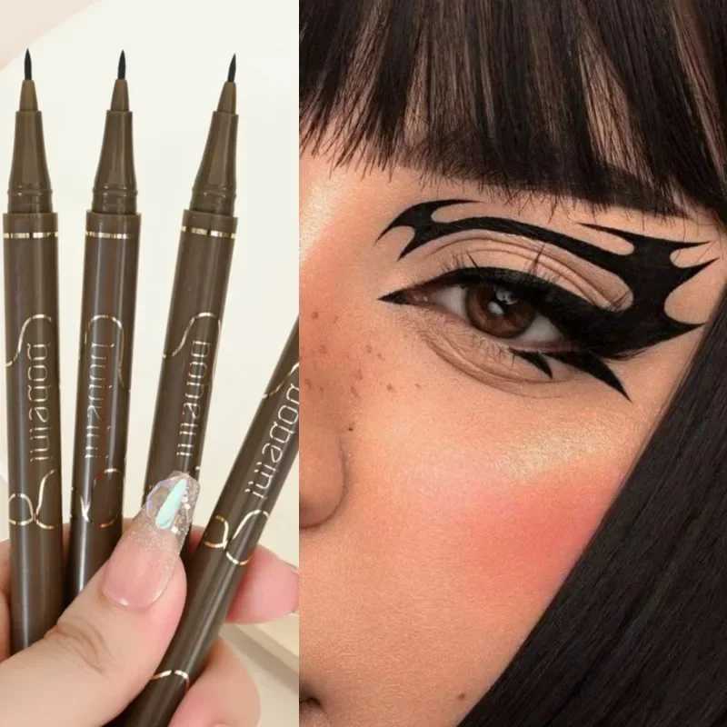 Lasting Liquid Eyeliner Pen Natural Ultra-fine Lying Silkworm Pencil Smooth Waterproof Quick Dry Non-Smudge Makeup H260328