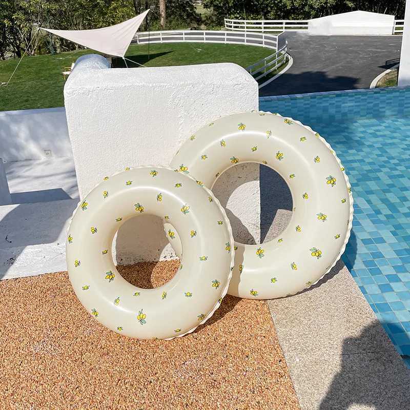 Thickened Swimming Ring for Children Beach Water Sports Swim Ring Adult Cherry Floating Ring Swimming Pool Lifebuoy Summer Z260328