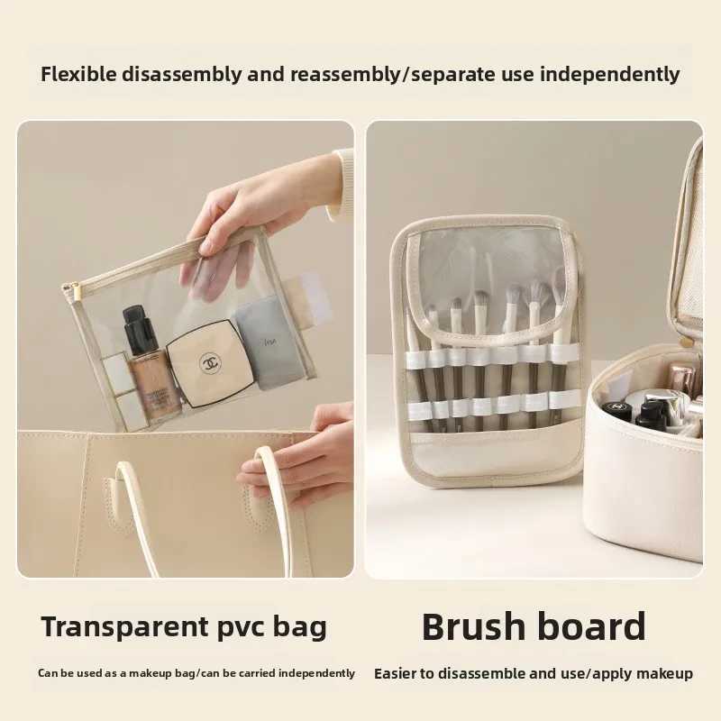 1pcs Large-Capacity Portable Multi-Function Cosmetic Bag Waterproof Toiletry Travel Organizer for Makeup Toiletry Storage D260328