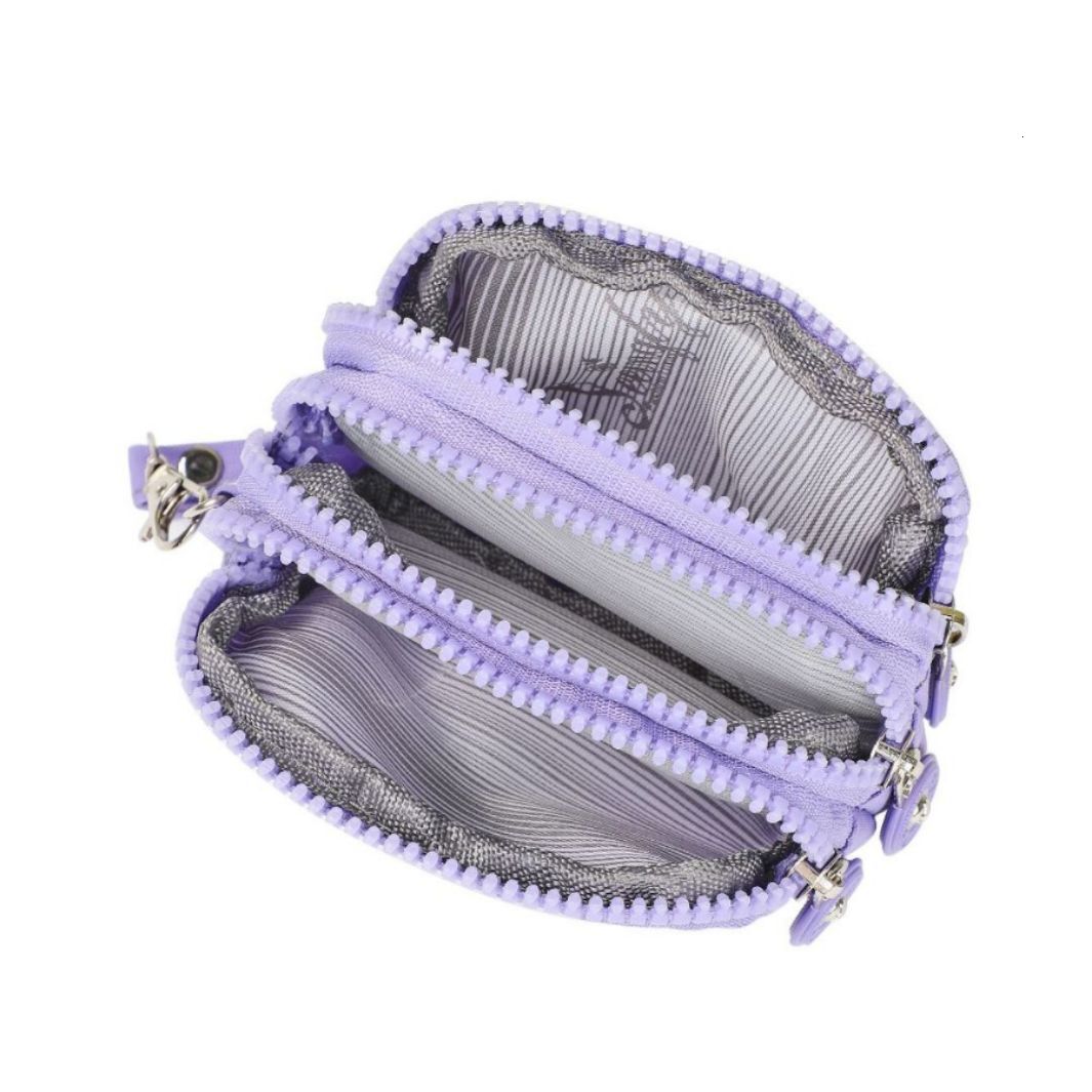 Factory Direct Sale Foreign Trade Cross-border Gift Simple Waterproof Key Bag Nylon Zipper Coin Purse Wholesale