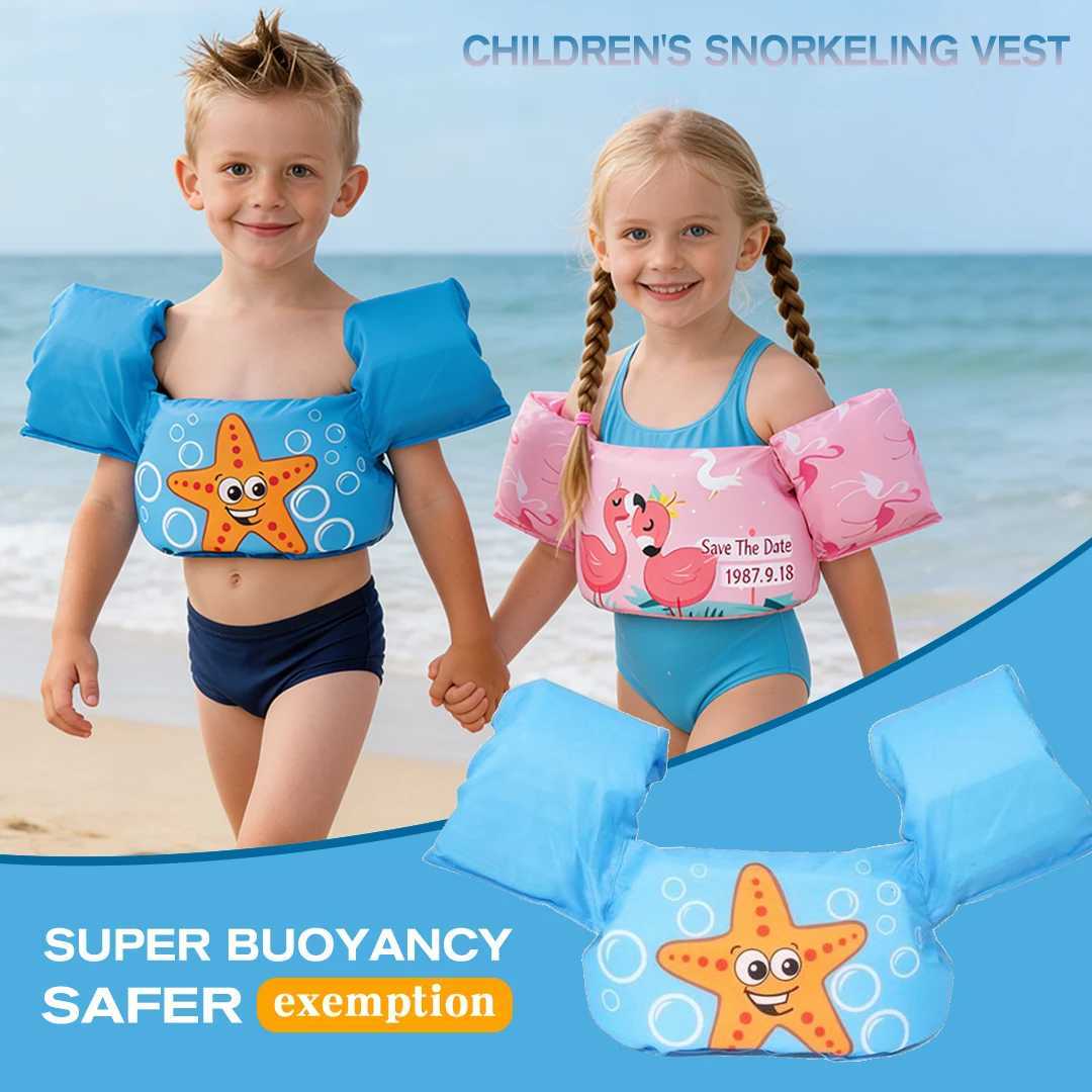 Kids Swim Life Jacket Vest for Swimming PoolSwim Aid FloatsToddler Swim Vest with Suitable for 30-50 lbs Infant/Baby/Sea/Beach Z260328