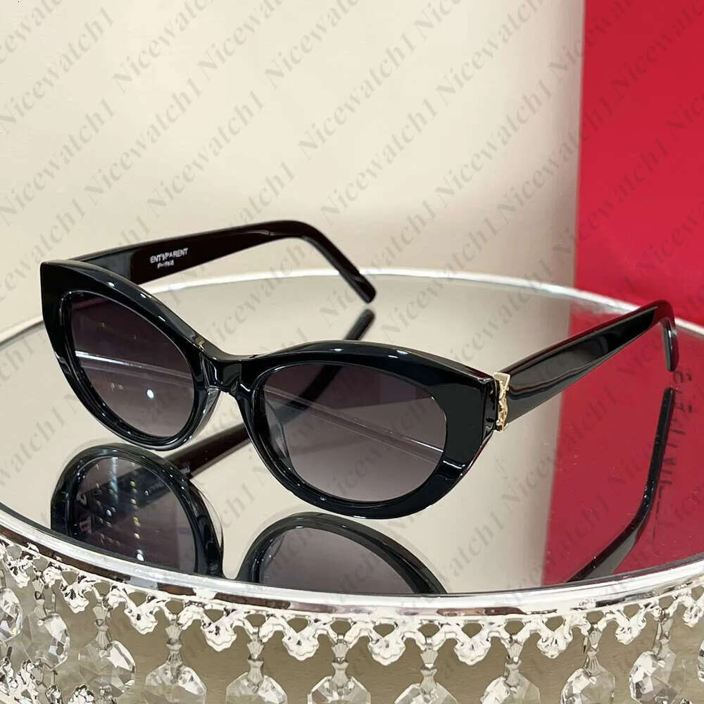 Designer party Yslly Sunglasses Womens Fashion Lunette De Soleil Luxe Classic Cat Eye Sun Glasses Plank Frame Sainty Laurenty 1c0