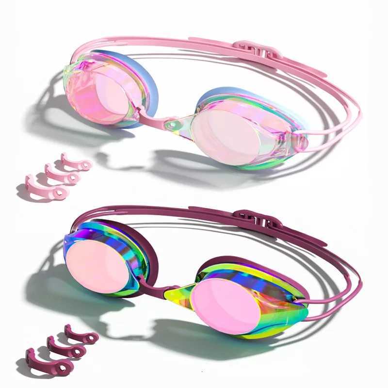 Swimming goggles high-definition waterproof anti-fog professional racing training swimming glasses Z260328
