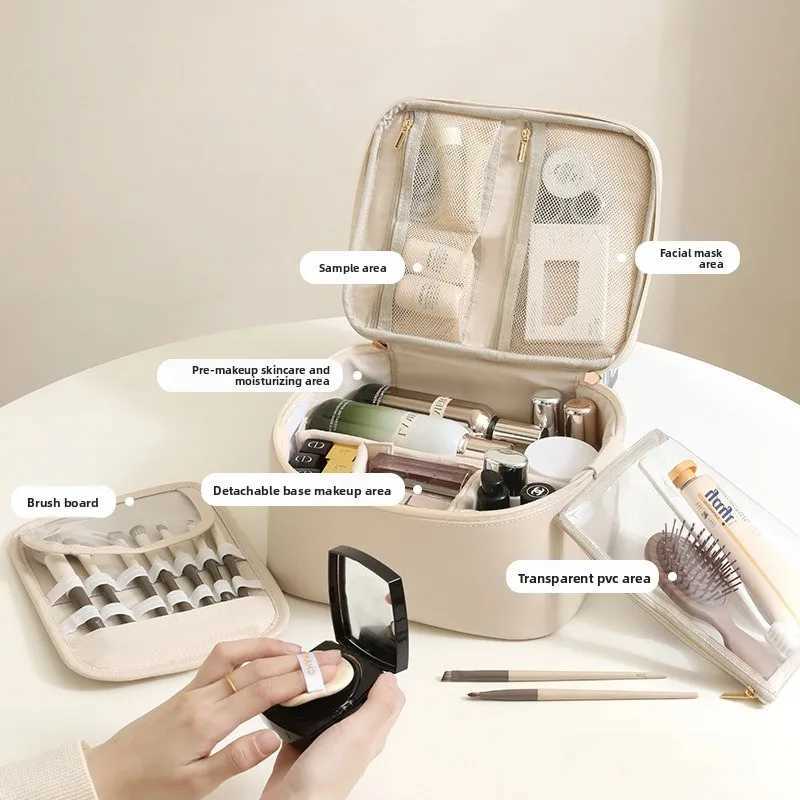 1pcs Large-Capacity Portable Multi-Function Cosmetic Bag Waterproof Toiletry Travel Organizer for Makeup Toiletry Storage D260328