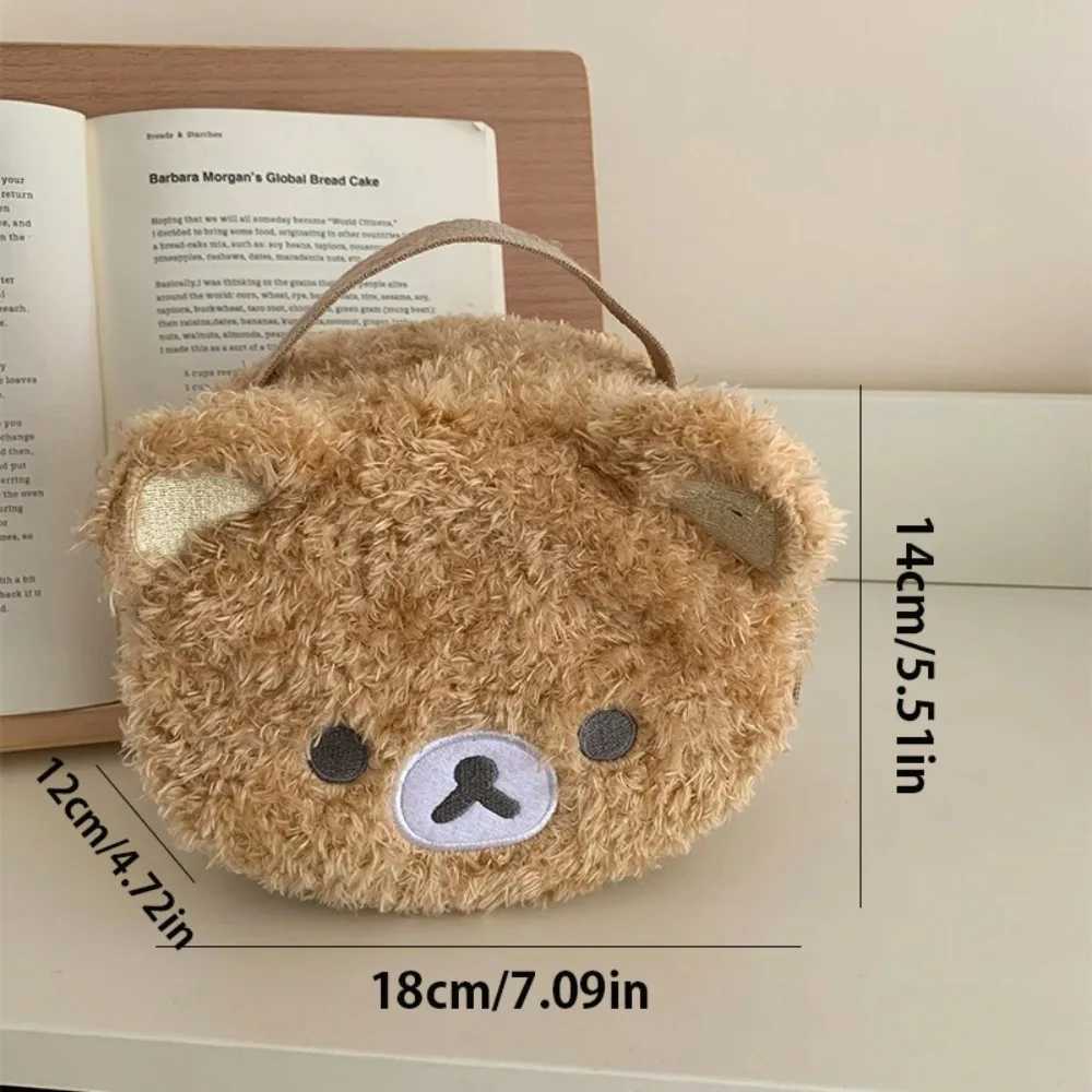 Plushes Makeup Case Anime Relaxed Bear Cosmetic Bag Women Jewelry Storage Pouch Girl Organizer Handbags Gift Hot Sales D260328