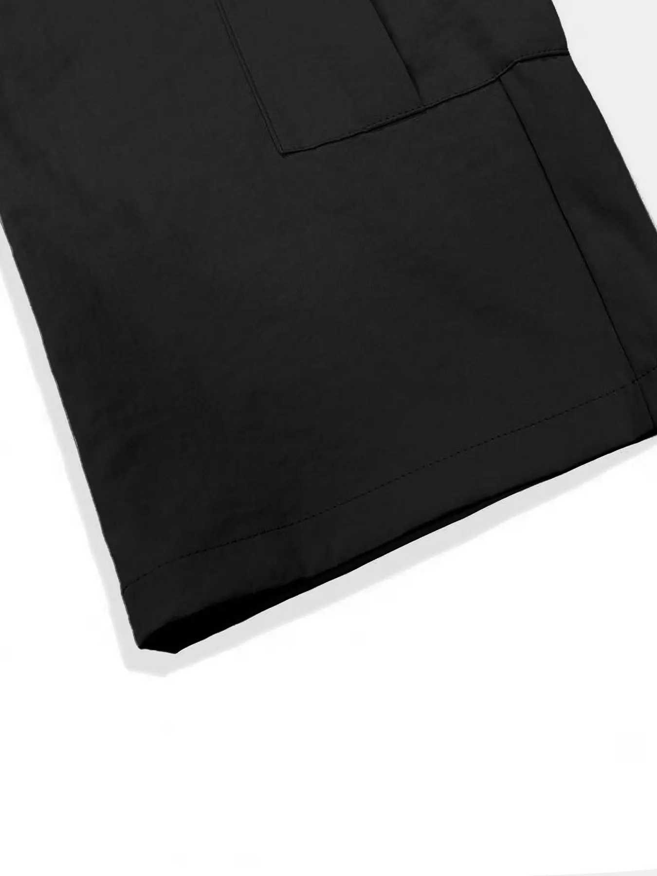 Mens Spring and Autumn MultiPocketC argoP antsw ithE lasticW aistbanda ndD rawstringA djustmentS olidC olorM ultiPocketLo ngPa ntsSu itablefo M260328