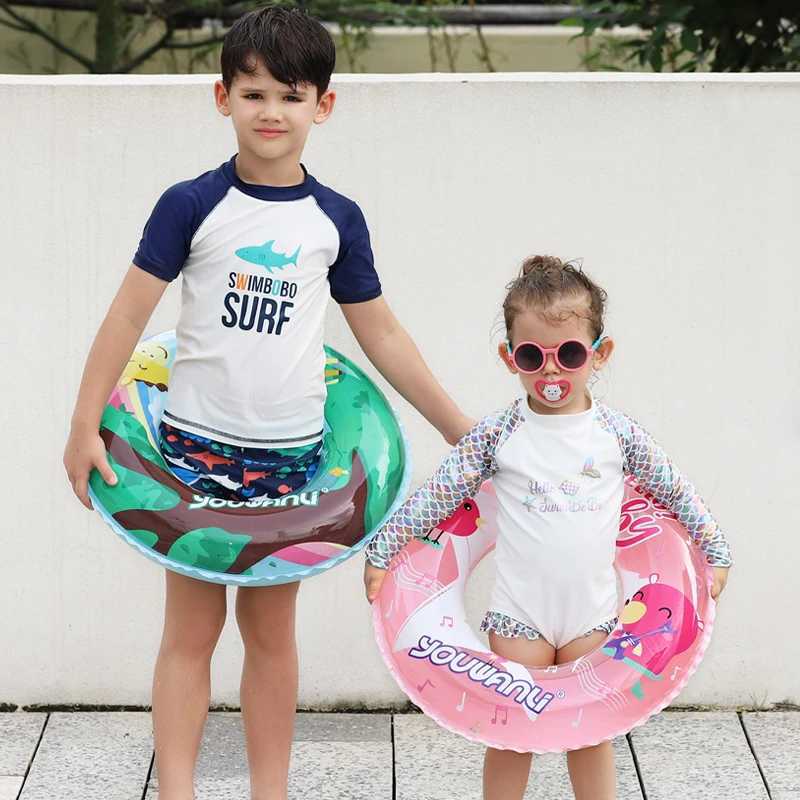 Swimbobo Baby Swimming Thicken Pvc Underarm Ring Inflatable Cartoon Swim Float Child Pool Floating For Summer Toys Z260328