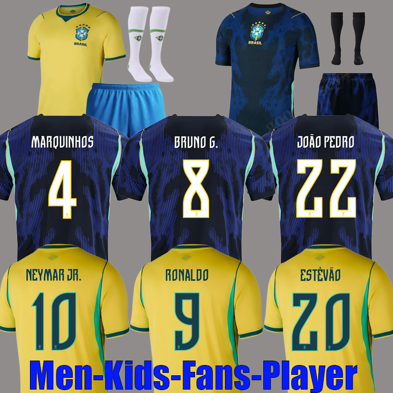 26 27 World Cup brazil jersey 2026 soccer jersey Camiseta de futbol PAQUETA RAPHINHA football shirt maillots VINI JR