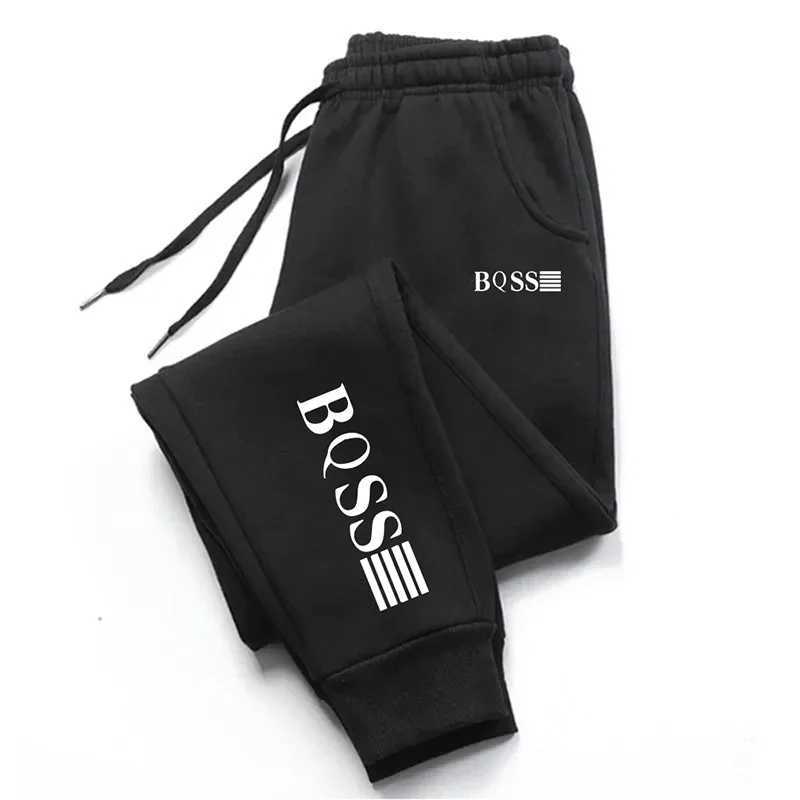 2024 Mens Sweatpants Fashion Trend Jogging Trousers Versatile Soft Street Elastic Waist Casual Pants S-4XL M260328