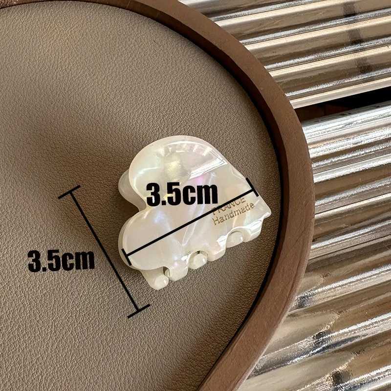 35cm Small Hairclaw Acetate Hair Crabs for Girls Cute Heart Shaped Hairclips Women Hair Accessories Hair Pins and Clips H260328