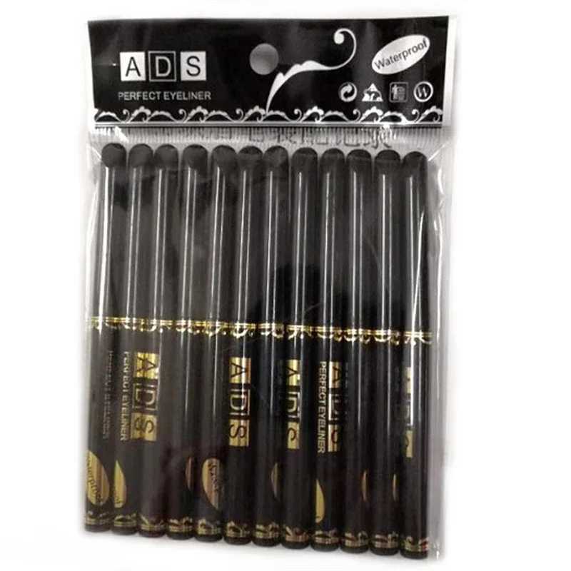 1/2/5/12pcs Waterproof Sweat-Proof Black Eyeliner Pencil Eye Liner Gel Pen Long-Lasting Anti-smudging for Bold Eye Makeup H260328