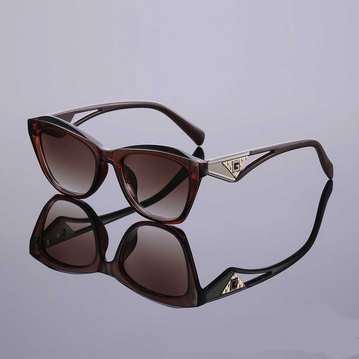Luxury Brand Designer Sunglasses Blue Light Blocking Glasses, New Fashion Sunglasses For Men, Trendy Retro Square Frame Women's Sunglasses, Trave