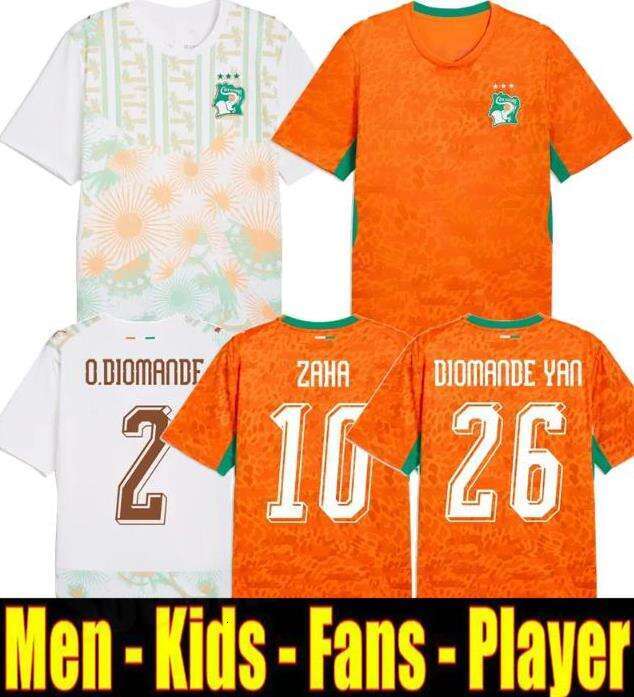 Cote d Ivoire 2026 World Cup Soccer Jerseys Ivory Coast Africa Cup of Nations Football Shirts 26 27 KRASSO KESSIE GUESSAND AMAD DIOMANDE FOFANA