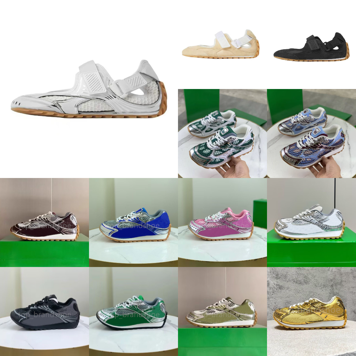 size 35-47 Designer gold Sneakers Runner Casual Shoes Women Shoe Stylish Unique Fishnet Upper Men Vintage Versatile Lightweight Technical Mesh Runner Sneaker